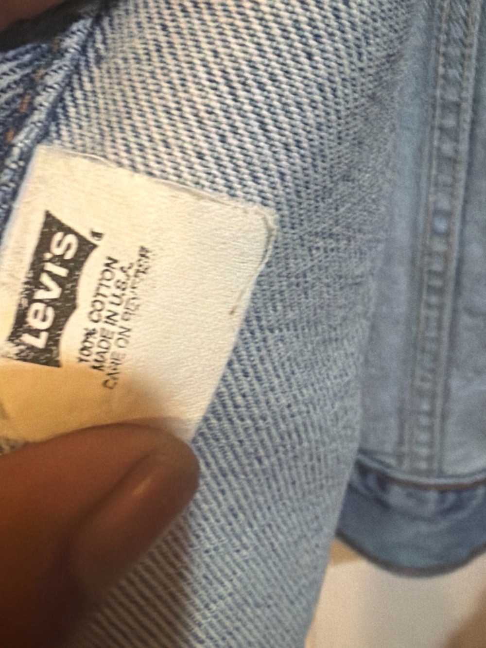 Levi's 70507-0389 Galactic Wash Denim Jacket Size large - Picture 5 of 7